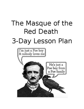 Preview of "The Masque of the Red Death" Unmasked: 3-Day Close-Read, DBQs & Stations