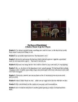 Preview of "The Mayor of Munchkinland (A Readers Theater Script)"