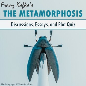 Preview of 'The Metamorphosis' EDITABLE Quizzes, Discussions, & Essay Assignment w/ Rubrics
