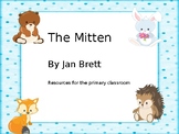 "The Mitten" by Jan Brett vocabulary, sequencing, compare/