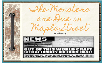 Preview of "The Monsters are Due on Maple Street" Hyperdoc