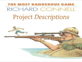 "The Most Dangerous Game" Project (Description Handout, Sl