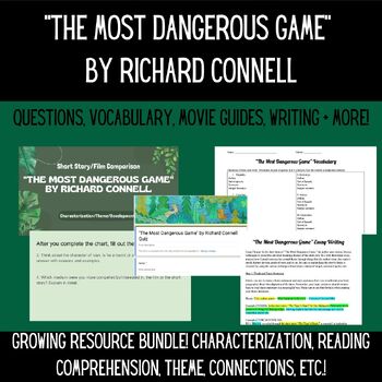 The Most Dangerous Game Short Story Bundle Projects Writing Test   Original 9546406 1 