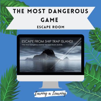 Preview of "The Most Dangerous Game" Short Story Digital Escape Room