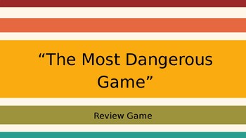 The Most Dangerous Game Short Story Review Game By Megan Alexander   Original 10397071 1 