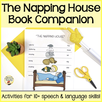 Preview of “The Napping House" Speech and Language Therapy Special Education Book Companion