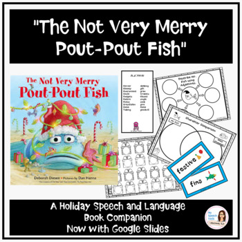 Preview of The Not Very Merry Pout-Pout Fish Speech Therapy Book Companion