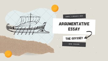 Preview of "The Odyssey": Writing an Argumentative Essay Using Textual Evidence