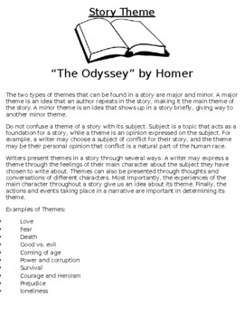 “The Odyssey” by Homer THEME ONLINE ASSIGNMENT by Northeast Education