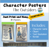 "The Outsiders" 14 Character Posters - Print and Hang!