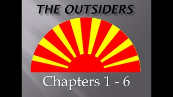 Preview of 'The Outsiders' Review / Game PowerPoint Presentation 61 Slides (Chapters 1 - 6)