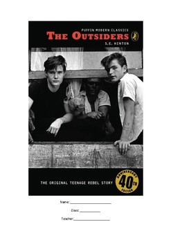 Preview of 'The Outsiders' TEEL Paragraph Booklet