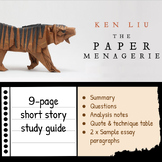 'The Paper Menagerie' by Ken Liu - Study Guide