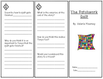 "The Patchwork Quilt" Trifold by Teaching in Room 25 | TpT