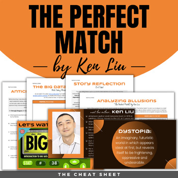 Preview of "The Perfect Match" Short Story by Ken Liu: 2-Day Lesson - Digital & Print!