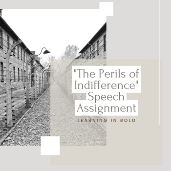 Preview of "The Perils of Indifference" Elie Wiesel Lesson & Formal Paragraph
