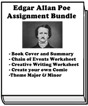 Preview of “The Pit and the Pendulum”  By Edgar Allan Poe UDL Worksheet Bundle