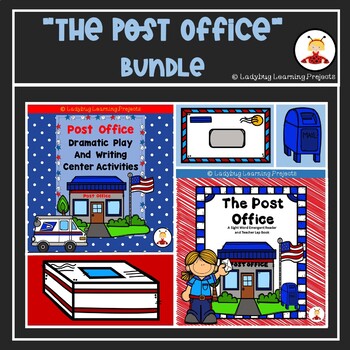 Preview of "The Post Office" Emergent Reader and Dramatic Play Center Bundle
