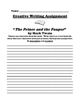 mark twain creative writing test