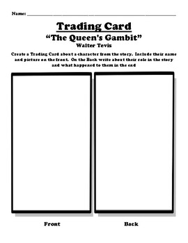 The queens gambit by WALTER TEVIS by soheib mamou