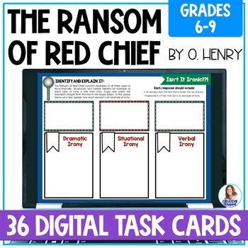 Preview of The Ransom of Red Chief by O. Henry - Digital Short Story Reading Task Cards