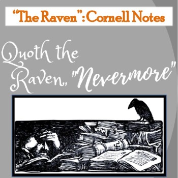 Preview of "The Raven" by Edgar Allan Poe: Questions as Cornell Notes (with Answer Key)