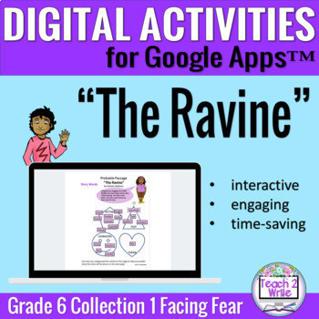 Preview of "The Ravine" Digital Activities for Collections Grade 6 