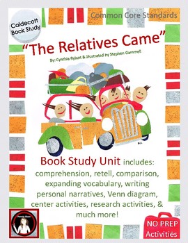 Preview of "The Relatives Came" Book Unit