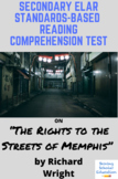 “The Rights to the Streets of Memphis” by Richard Wright R