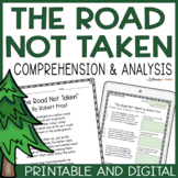 The Road Not Taken | Reading Comprehension Unit | Robert Frost