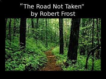 Preview of "The Road Not Taken" by Robert Frost Bundle
