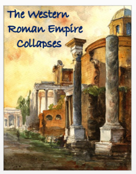 Preview of "The Roman Empire Falls"  - Article, Power Point, Activities, Assessments (DL)