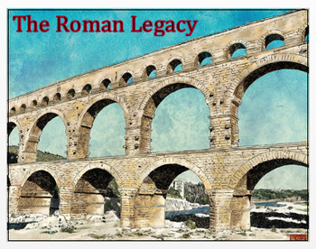 Preview of "The Roman Legacy" - Article, Power Point, Activities, Assessments (DL)