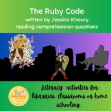 "The Ruby Code" by Jessica Khoury comprehension questions