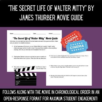Preview of "The Secret Life of Walter Mitty" (2013) Follow-Along Movie Guide!