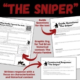 "The Sniper" Pre Reading Activity, Guide Questions, Writte