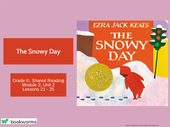 Preview of "The Snowy Day" Google Slides- Bookworms Supplement