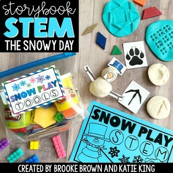 Preview of {The Snowy Day} Storybook STEM - Winter STEM Activities