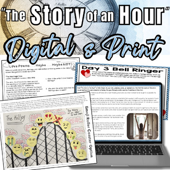 Preview of "The Story of an Hour" by Kate Chopin - Engaging Tasks - Digital & Print