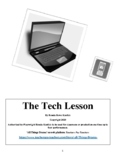 'The Tech Lesson' a 10-minute play for two characters