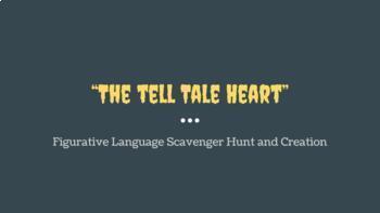 Preview of "The Tell Tale Heart" Figurative Language Scavenger Hunt