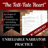 "The Tell-Tale Heart" Unreliable Narrator Practice Google 