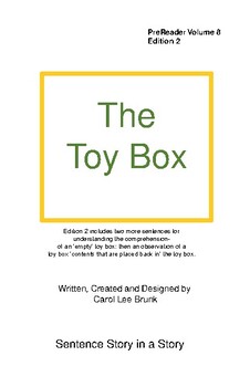 Preview of 'The Toy Box' Volume 8 ED2 PreReader Book (2 more sentences)