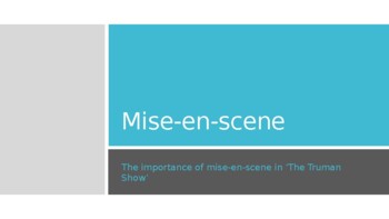 Preview of 'The Truman Show' Mise-en-scene (HSC Module B - Standard)