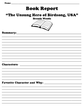 birdsong characters