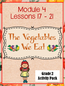 Preview of "The Vegetables We Eat" Activity Packet (Module 4, Lessons 17-21)