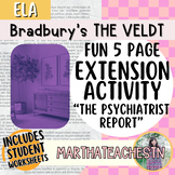 "The Veldt" Extension Activity,  FUN Project: The Psycholo
