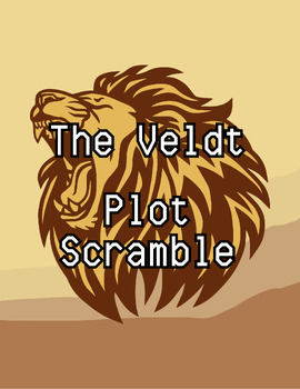 Preview of "The Veldt" Plot Scramble Activity