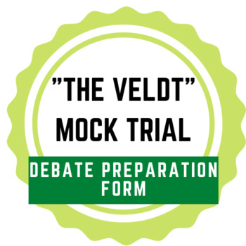 Preview of "The Veldt" Short Story - Mock Trial Activity