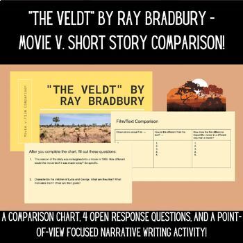 Preview of "The Veldt" by Ray Bradbury Movie v. Short Story Comparison!